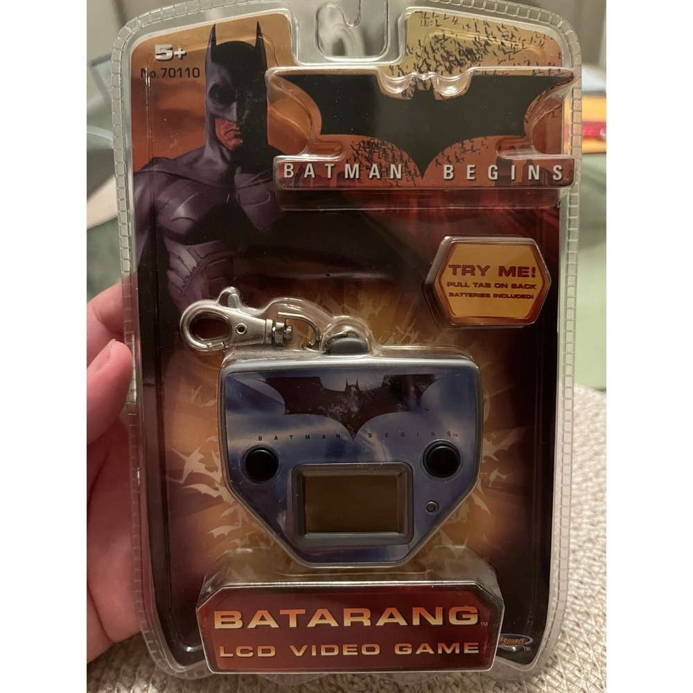 Batman Begins DC Comics Batmobile LCD video game keychain 2005